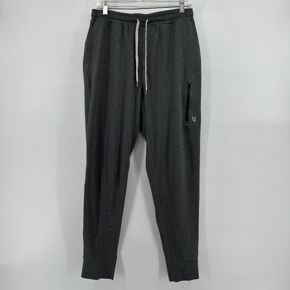 Vuori Sunday Performance Jogger Charcoal Heather Grey Mens Small S Active Pants - Picture 2 of 7